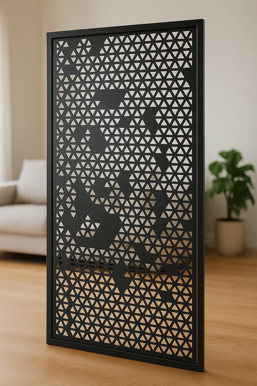 Sculpted Abstract 02 — Fiber Laser DXF for Interior Partition