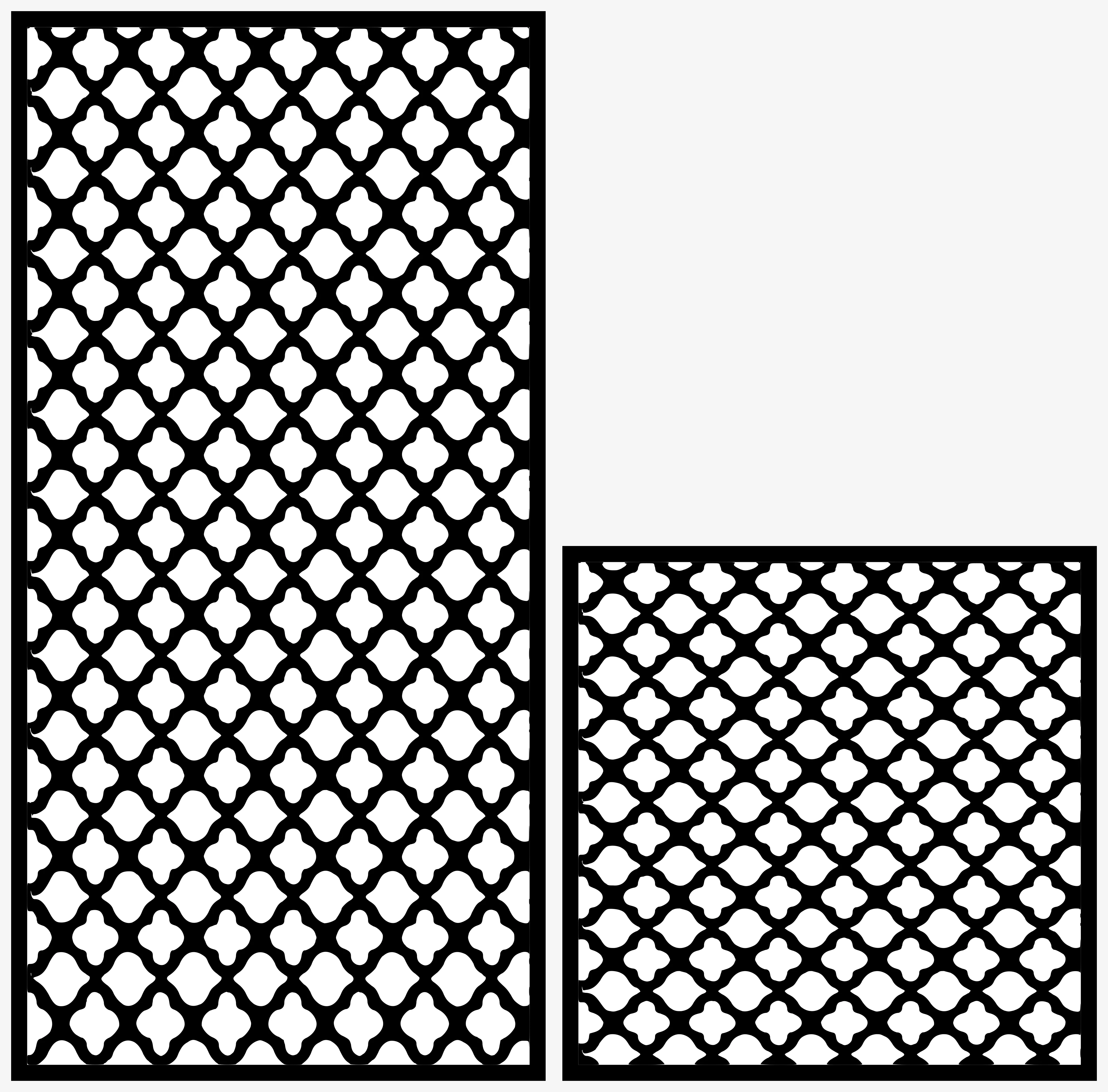 Triangulated Design 03 — Fiber Laser DXF for Office Accent Wall