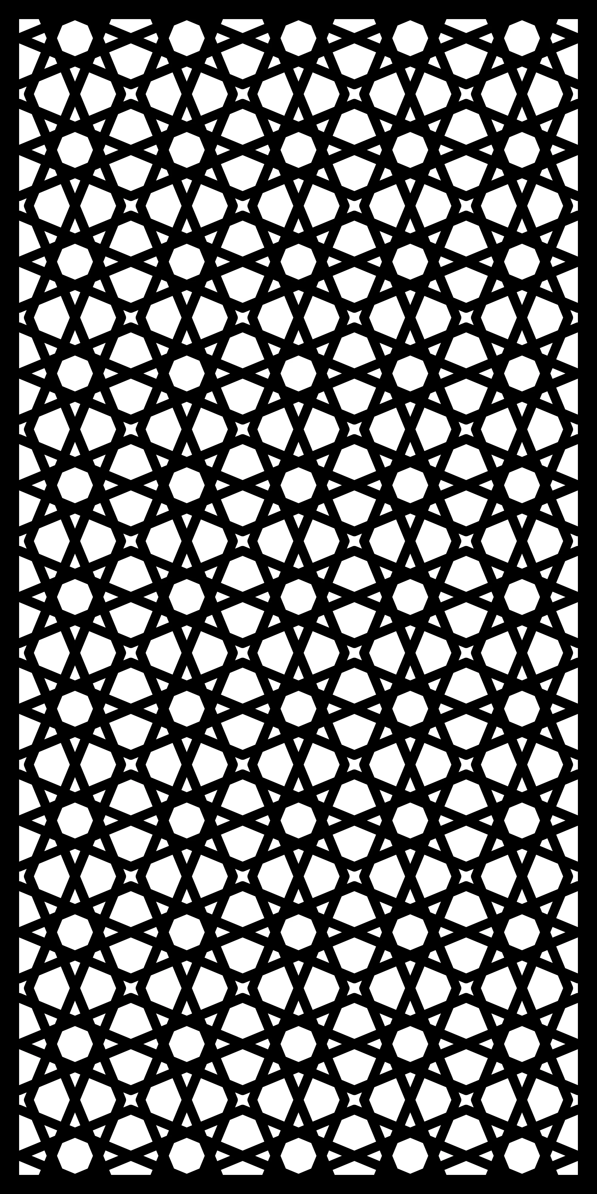 Bold Statement Panel 08 — Fiber Laser DXF for Privacy Screen