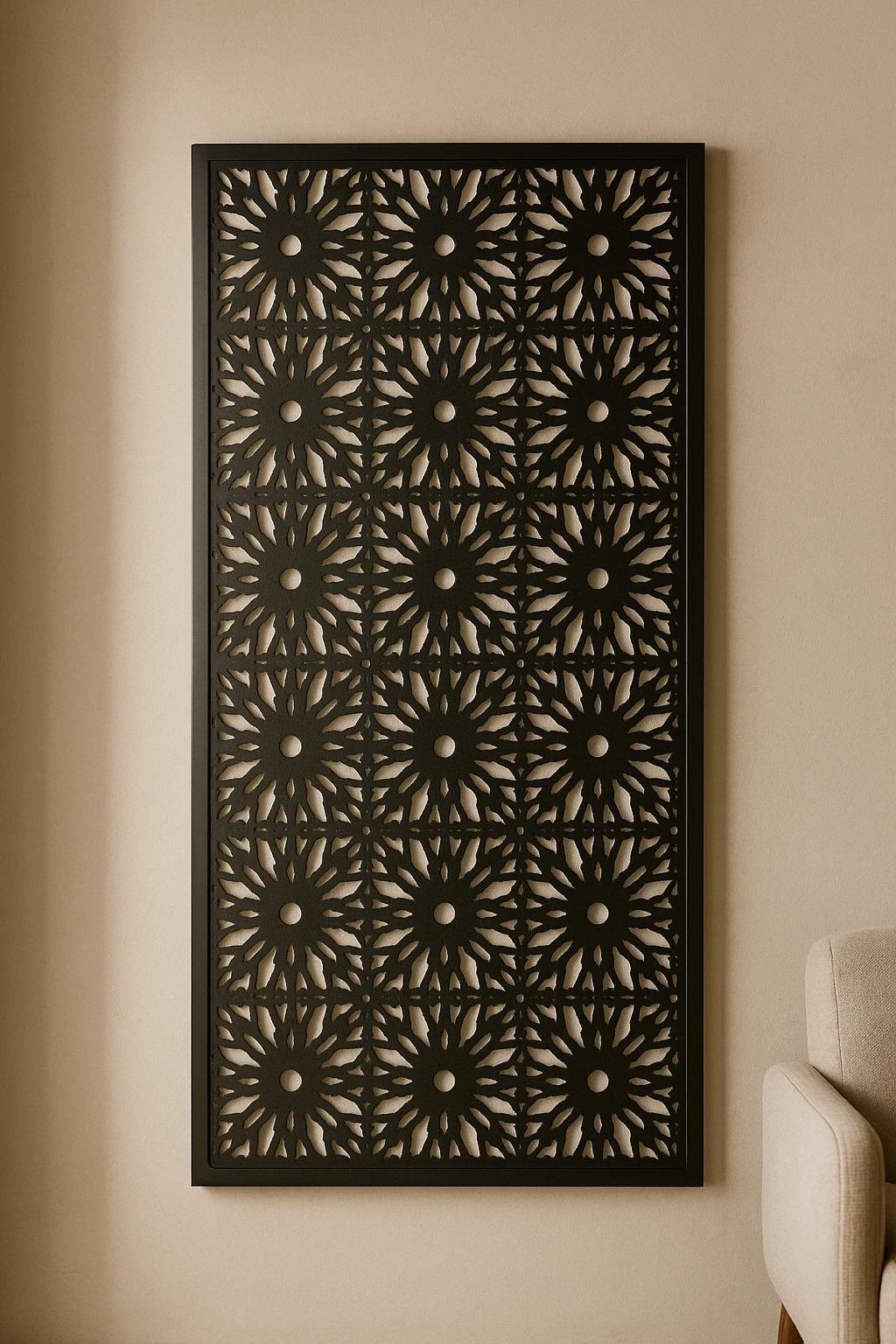 Modern Cutting Pattern 10 — Fiber Laser DXF for Decorative Gate Insert