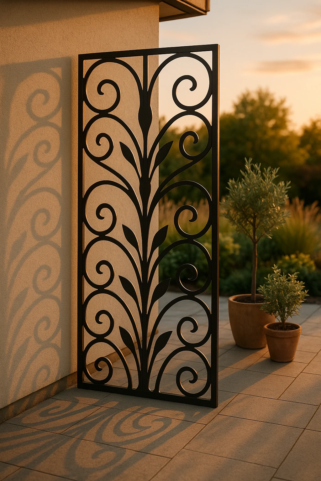 Sculpted Abstract 11 — Fiber Laser DXF for Interior Partition