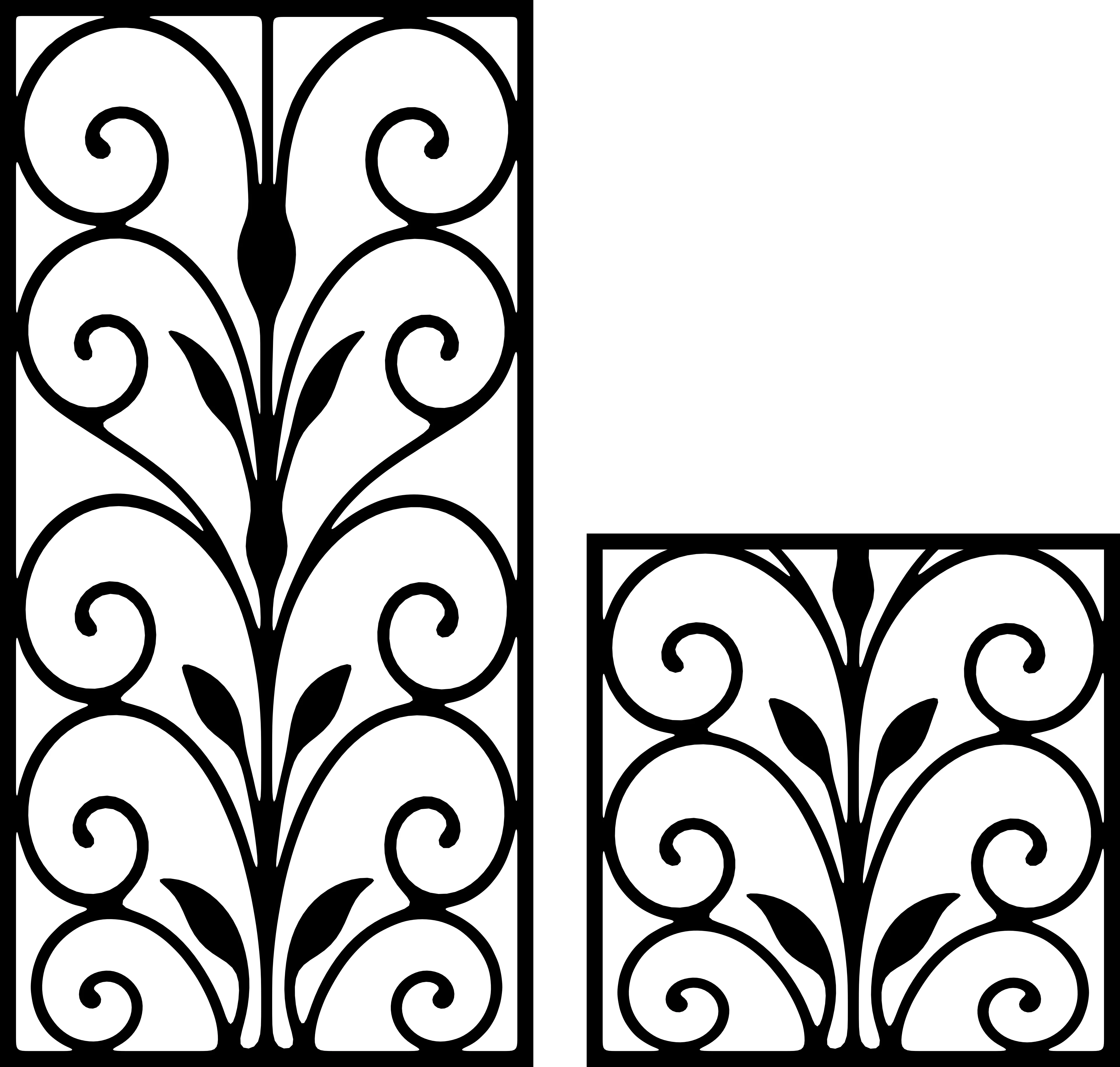 Sculpted Abstract 11 — Fiber Laser DXF for Interior Partition