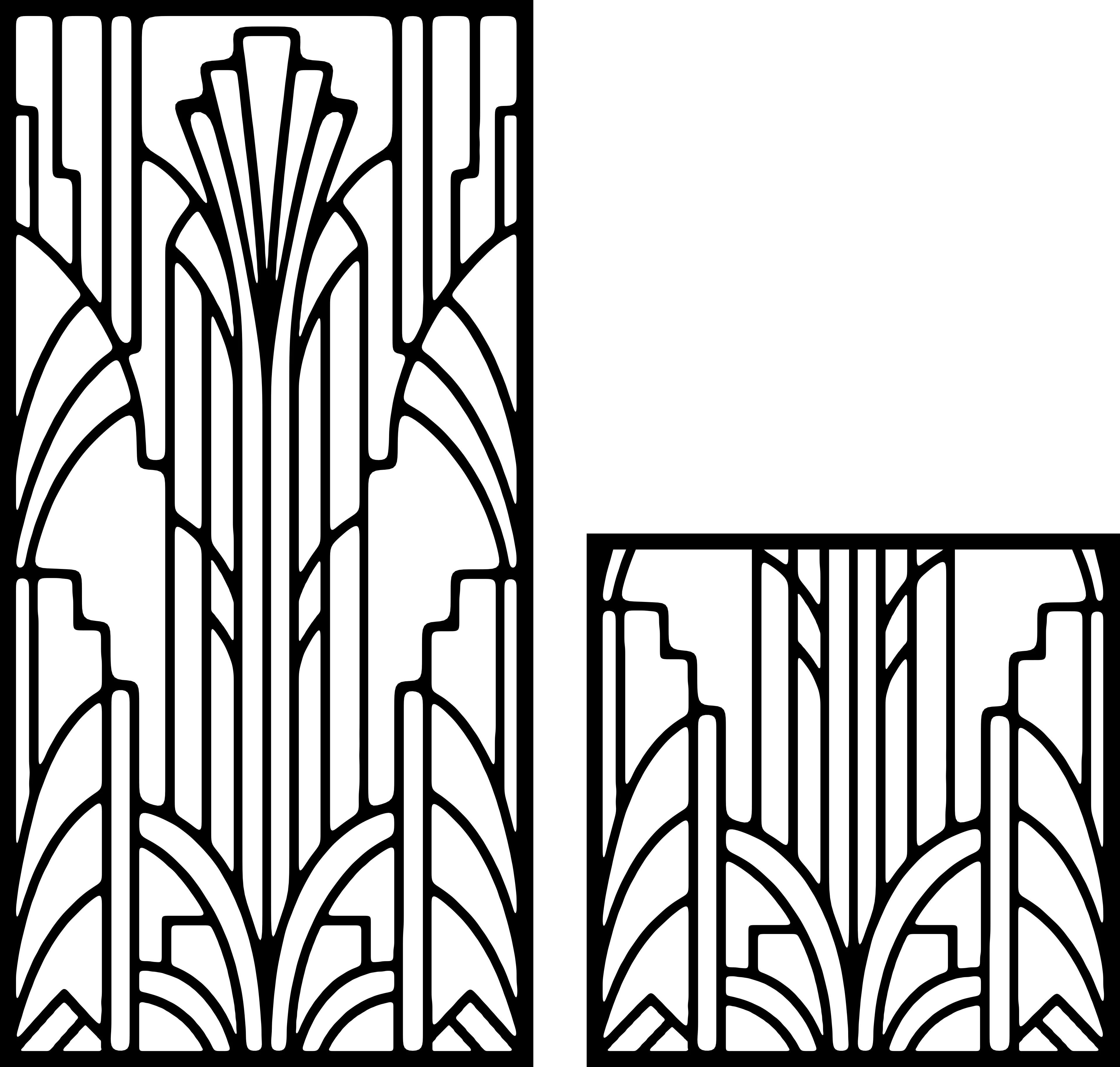 Modern Abstract Cut 16 — Fiber Laser DXF for Feature Wall Panel