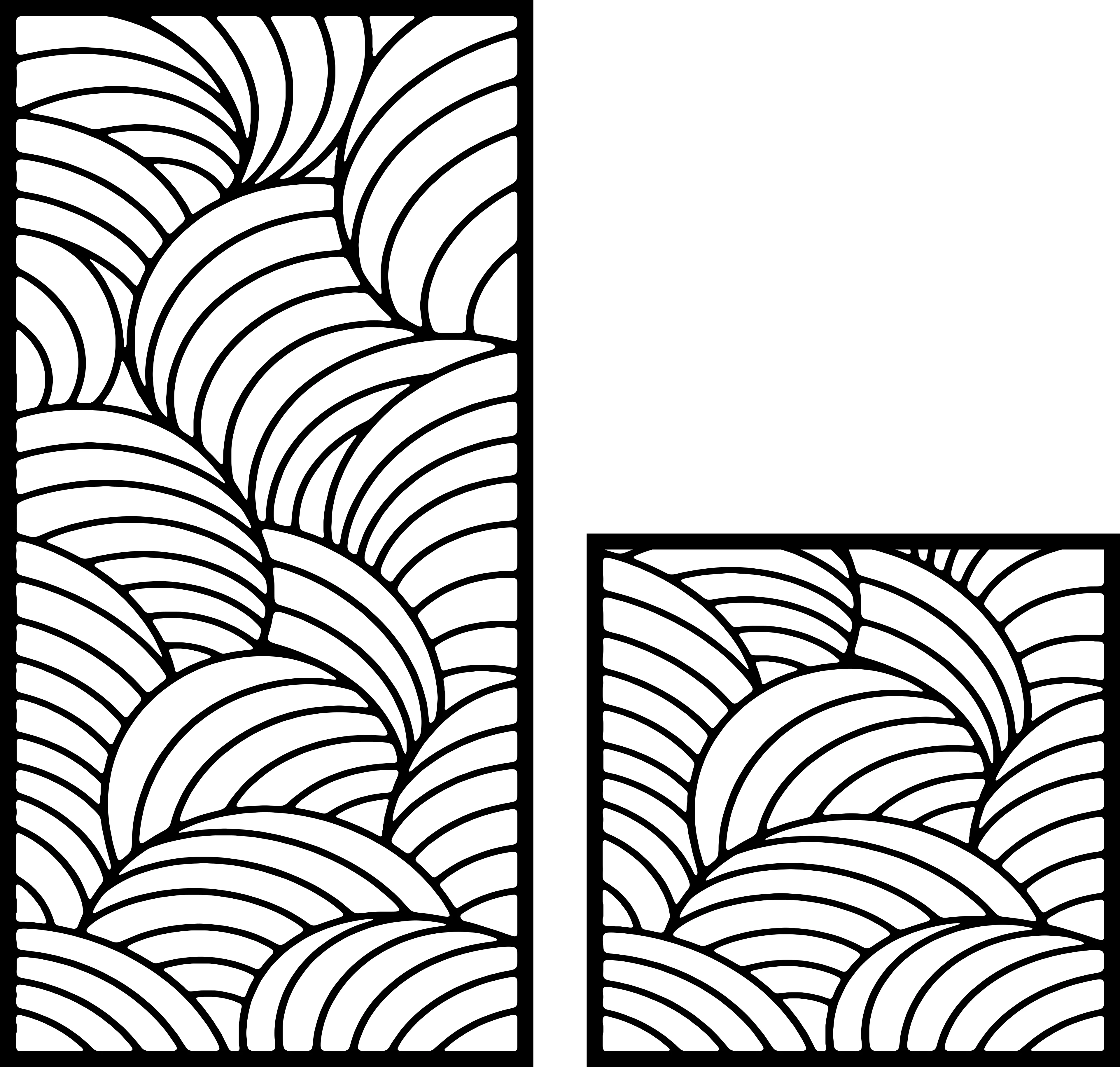 Triangulated Design 21 — Fiber Laser DXF for Office Accent Wall