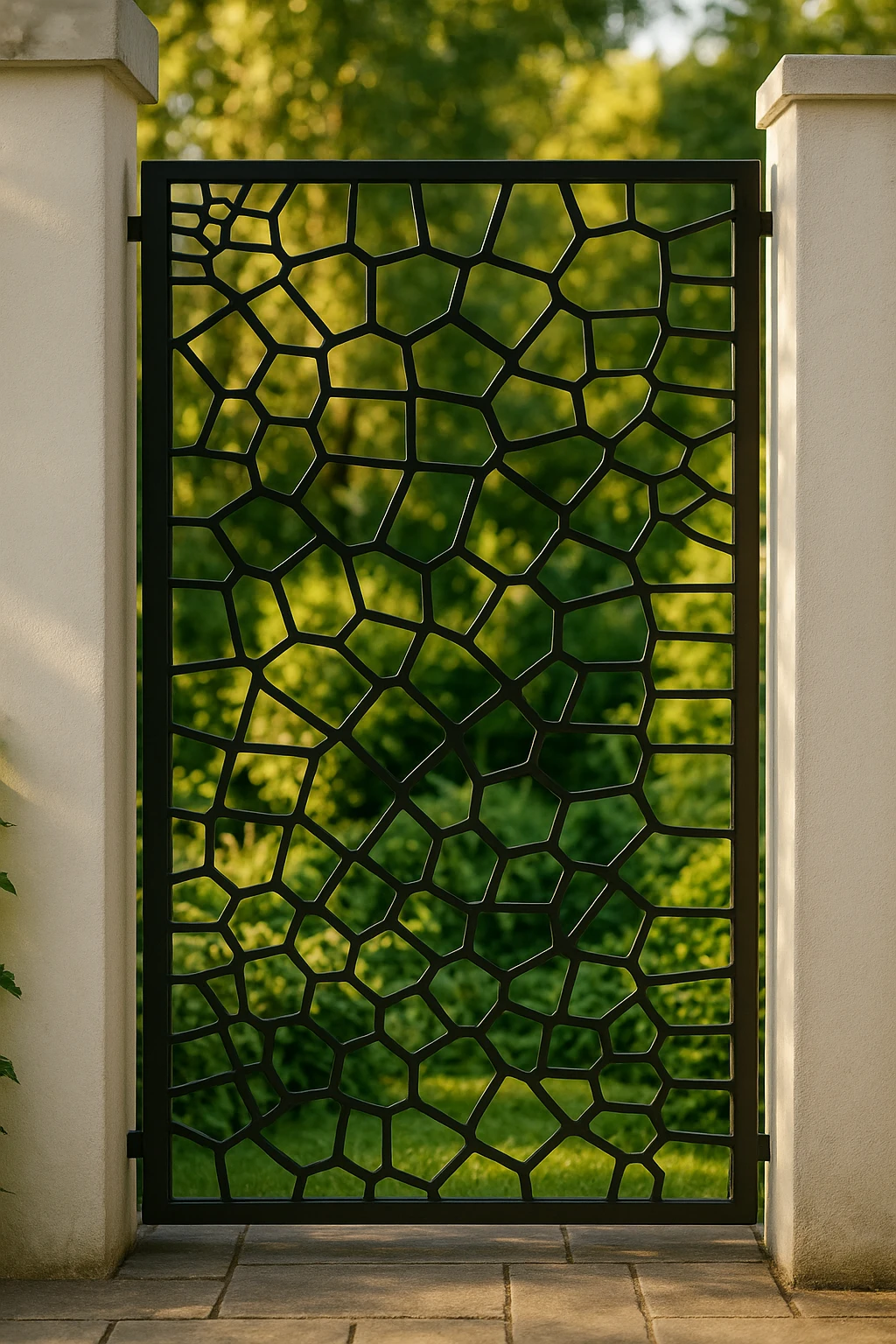 Modern Abstract Cut 25 — Fiber Laser DXF for Feature Wall Panel