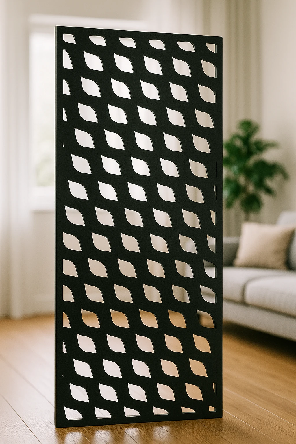 Bold Statement Panel 26 — Fiber Laser DXF for Privacy Screen