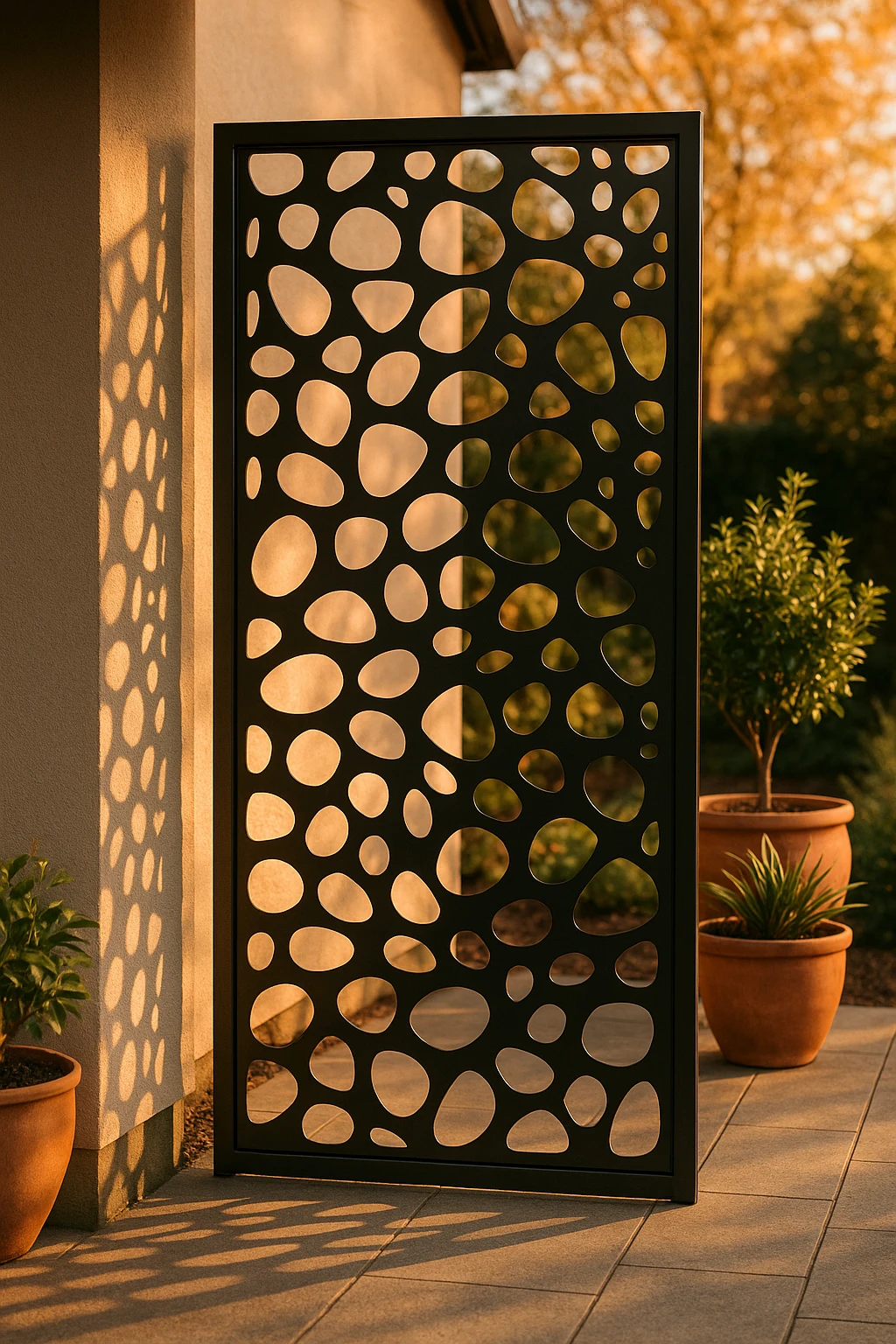 Contemporary Wall Panel 29 — Fiber Laser DXF for Storefront Accent