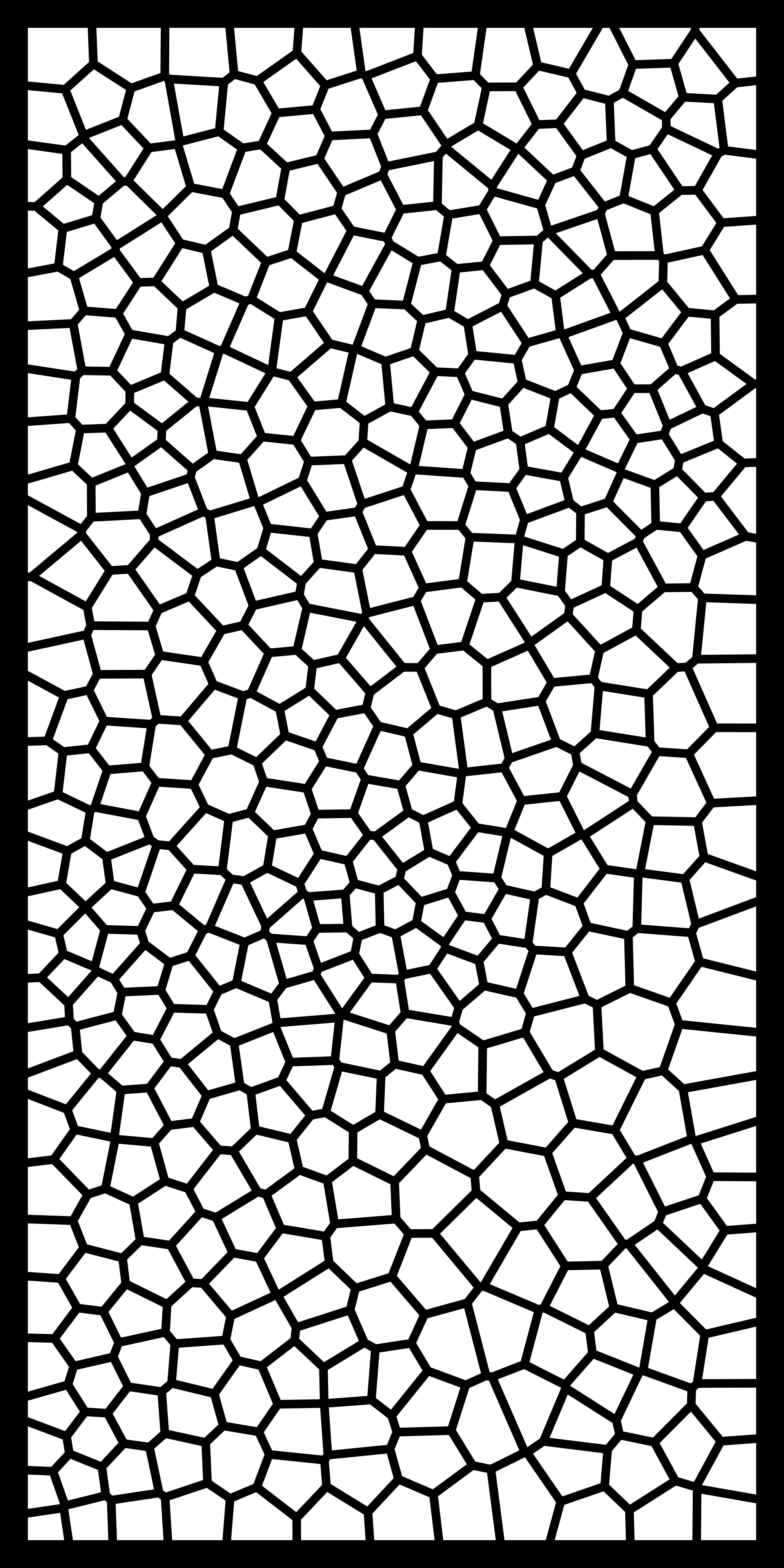 Modern Abstract Cut 33 — Fiber Laser DXF for Privacy Screen — original design file