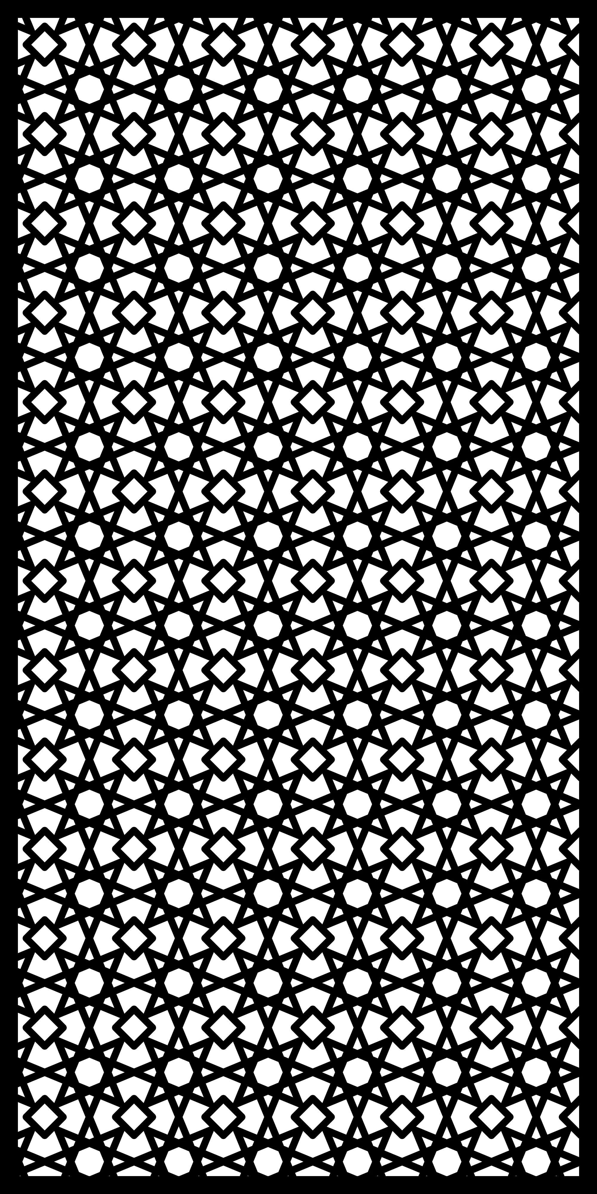 Bold Statement Panel 34 — Fiber Laser DXF for Balcony Railing Infill — original design file