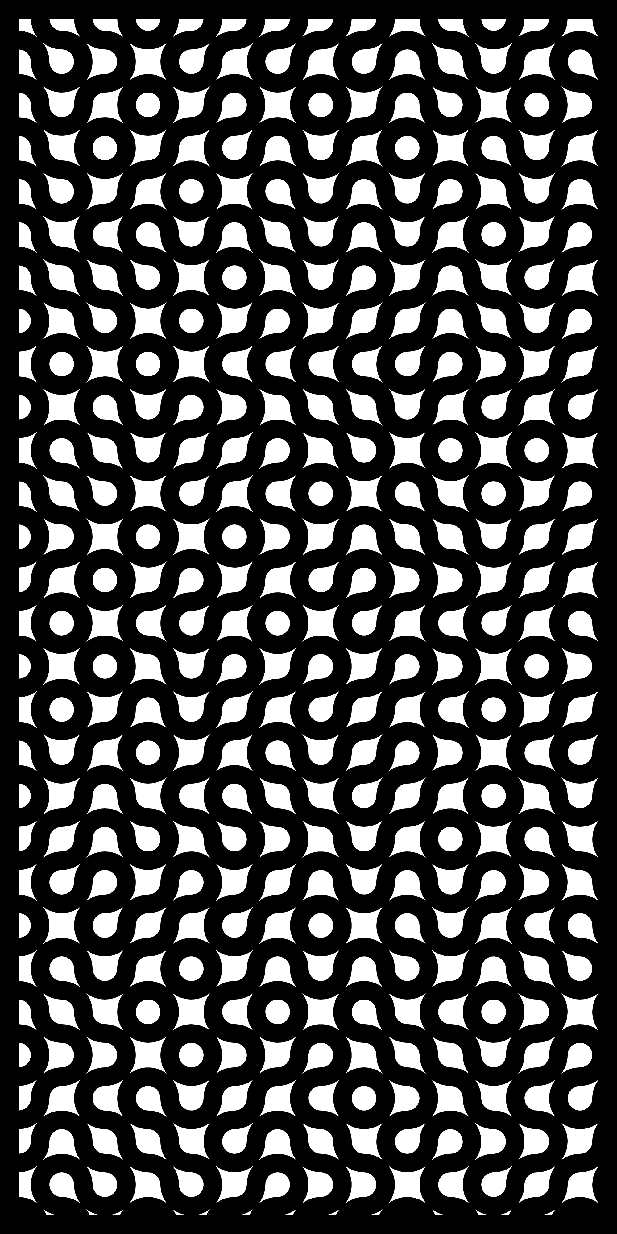 Modern Cutting Pattern 36 — Fiber Laser DXF for Storefront Accent — original design file