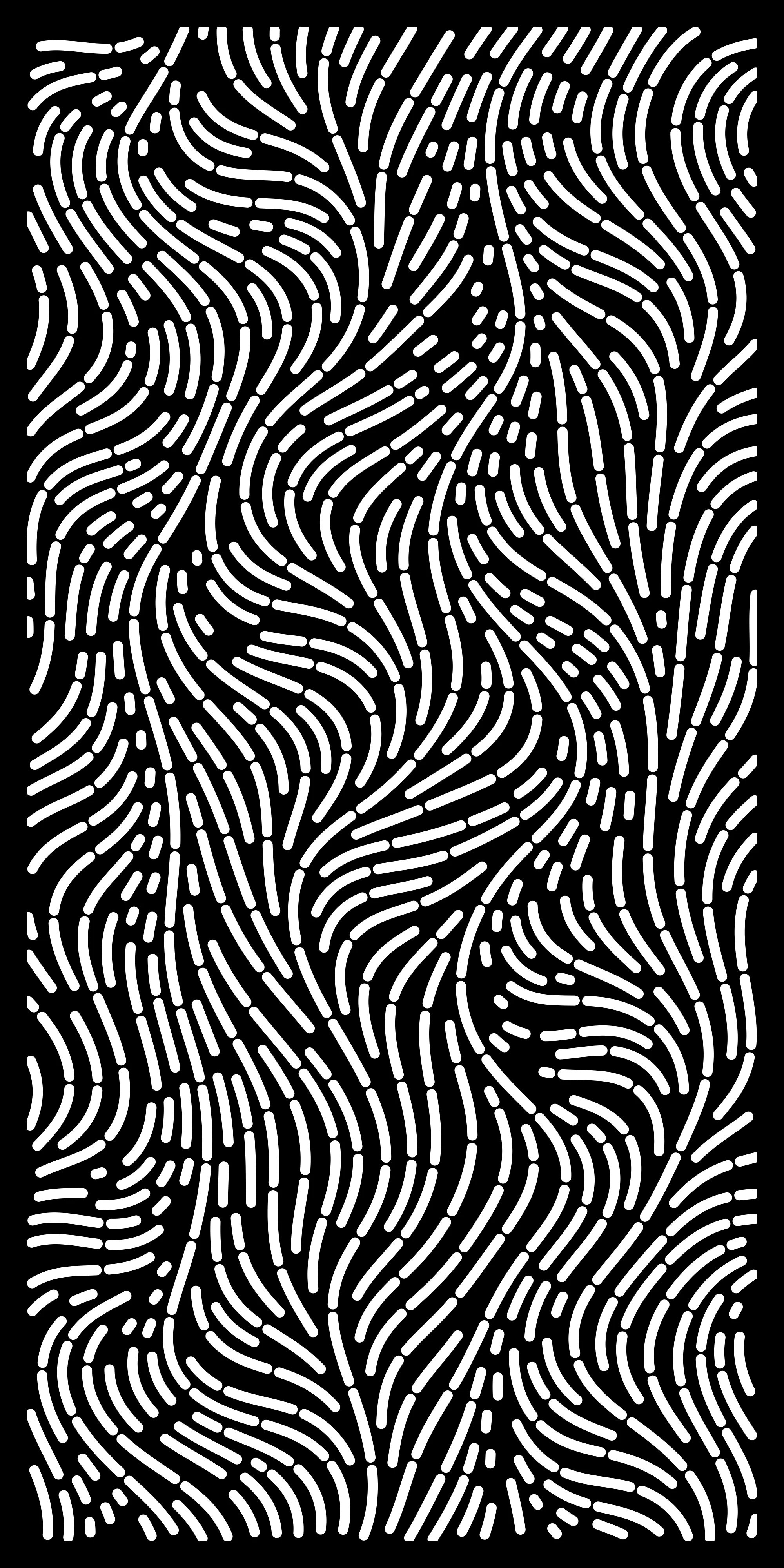 Sculpted Abstract 37 — Fiber Laser DXF for Decorative Gate Insert — original design file
