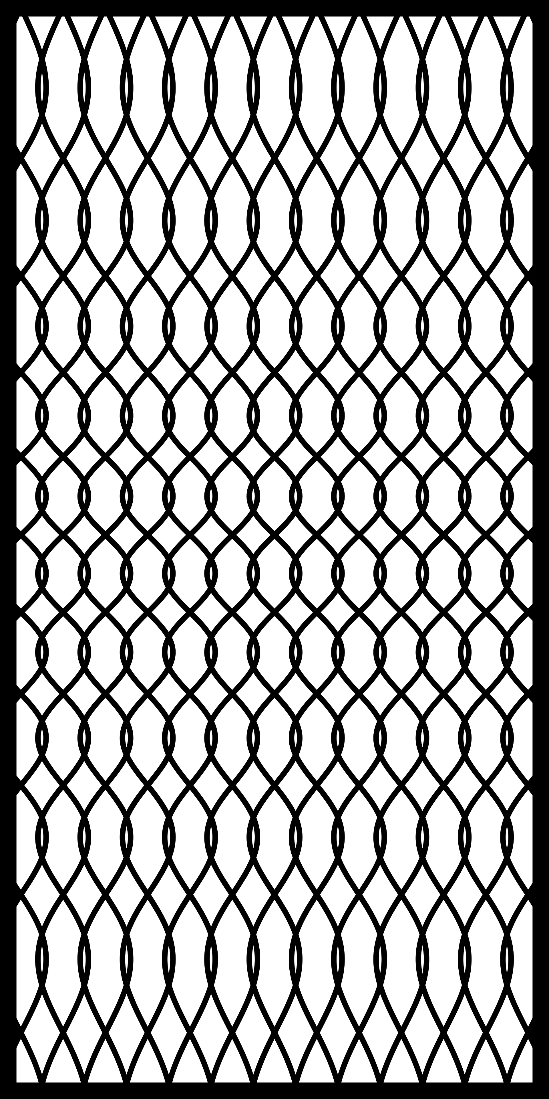 Triangulated Design 38 — Fiber Laser DXF for Interior Partition — original design file
