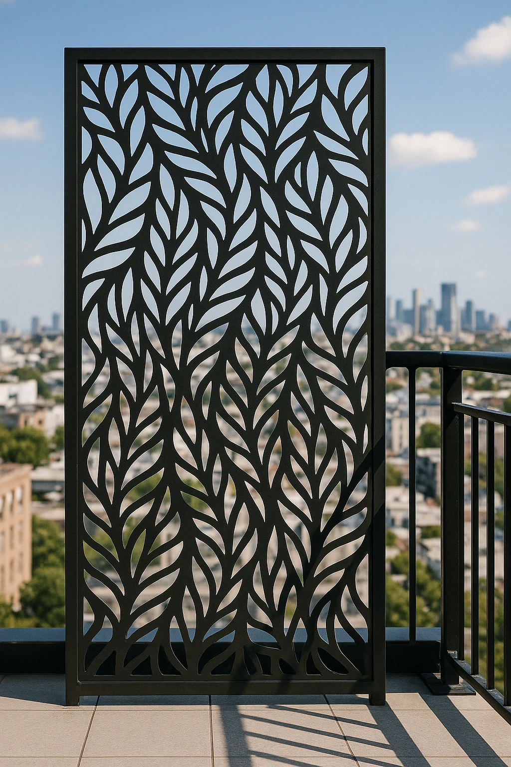Botanical Wall Panel 01 — Fiber Laser DXF for Greenhouse Insert