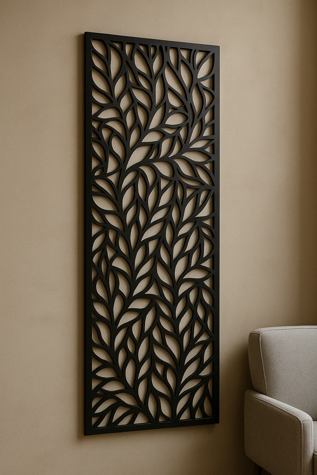 Natural Forms Cut 02 — Fiber Laser DXF for Balcony Railing Infill