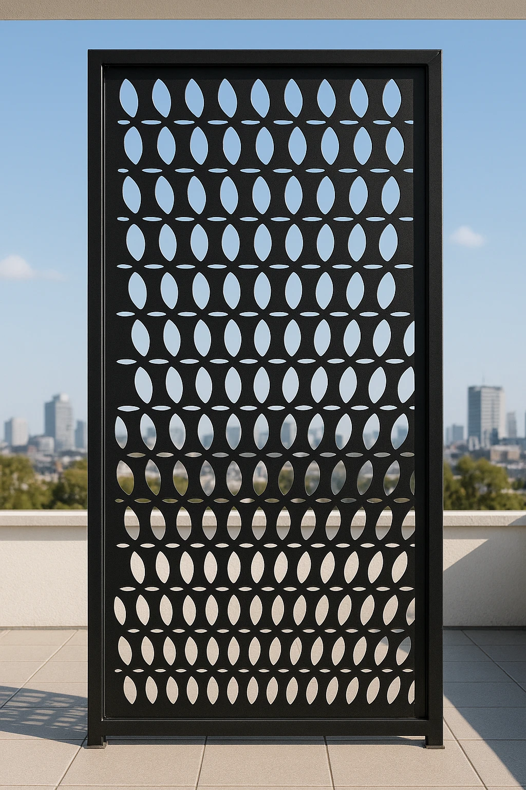 Garden Panel 07 — Fiber Laser DXF for Botanical Wall Accent