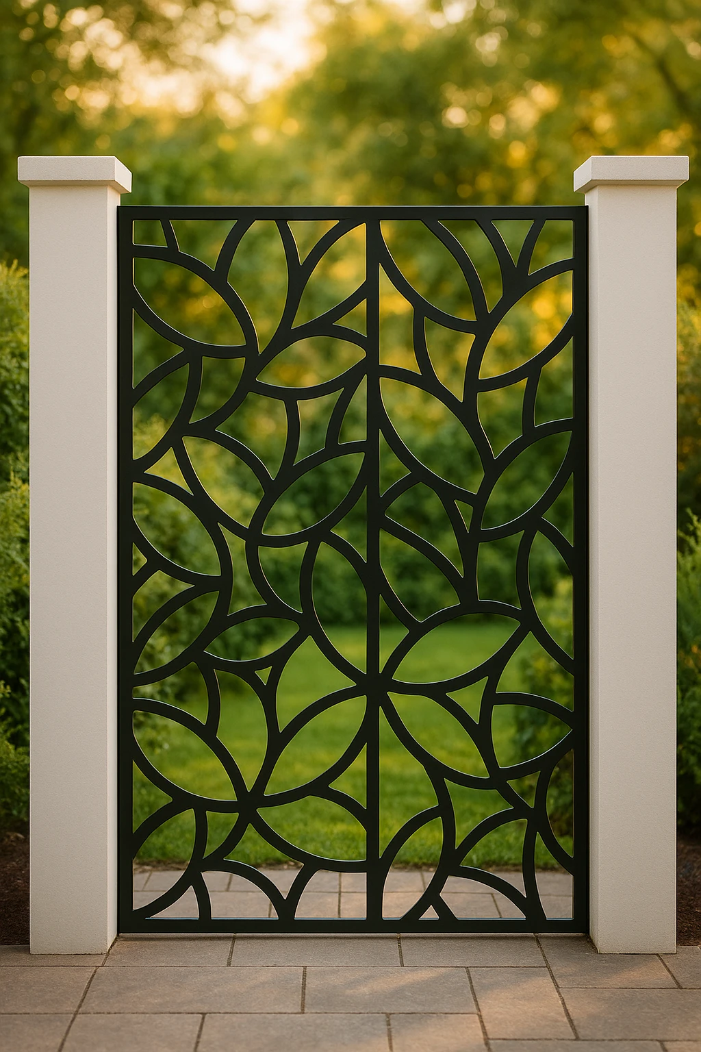 Natural Forms Cut 11 — Fiber Laser DXF for Balcony Railing Infill