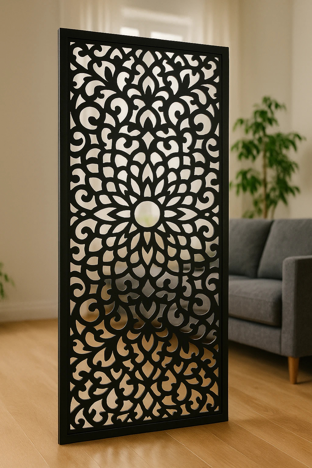 Halftone Modular Cut 07 — Fiber Laser DXF for Architectural Feature Wall