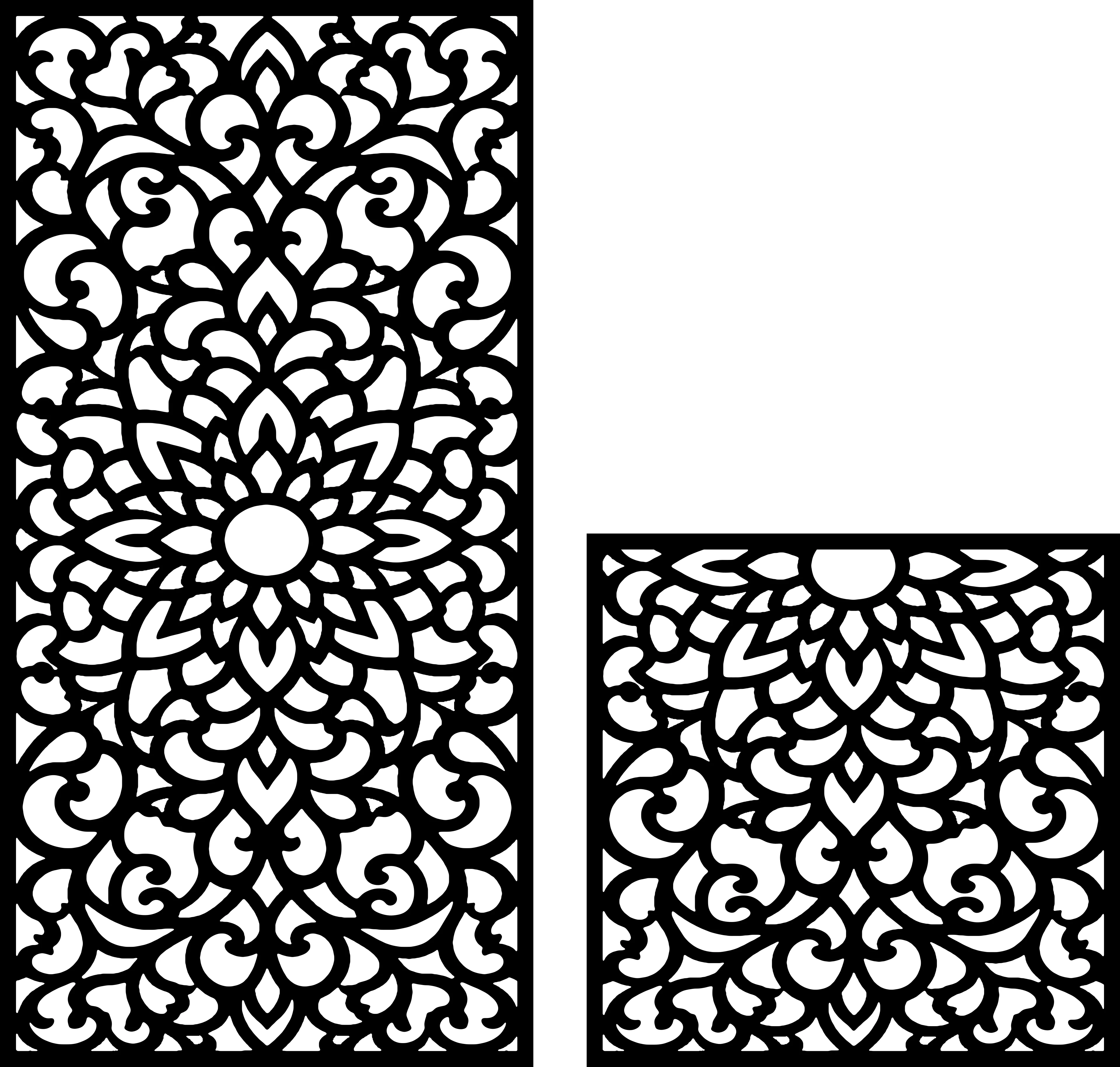 Halftone Modular Cut 07 — Fiber Laser DXF for Architectural Feature Wall