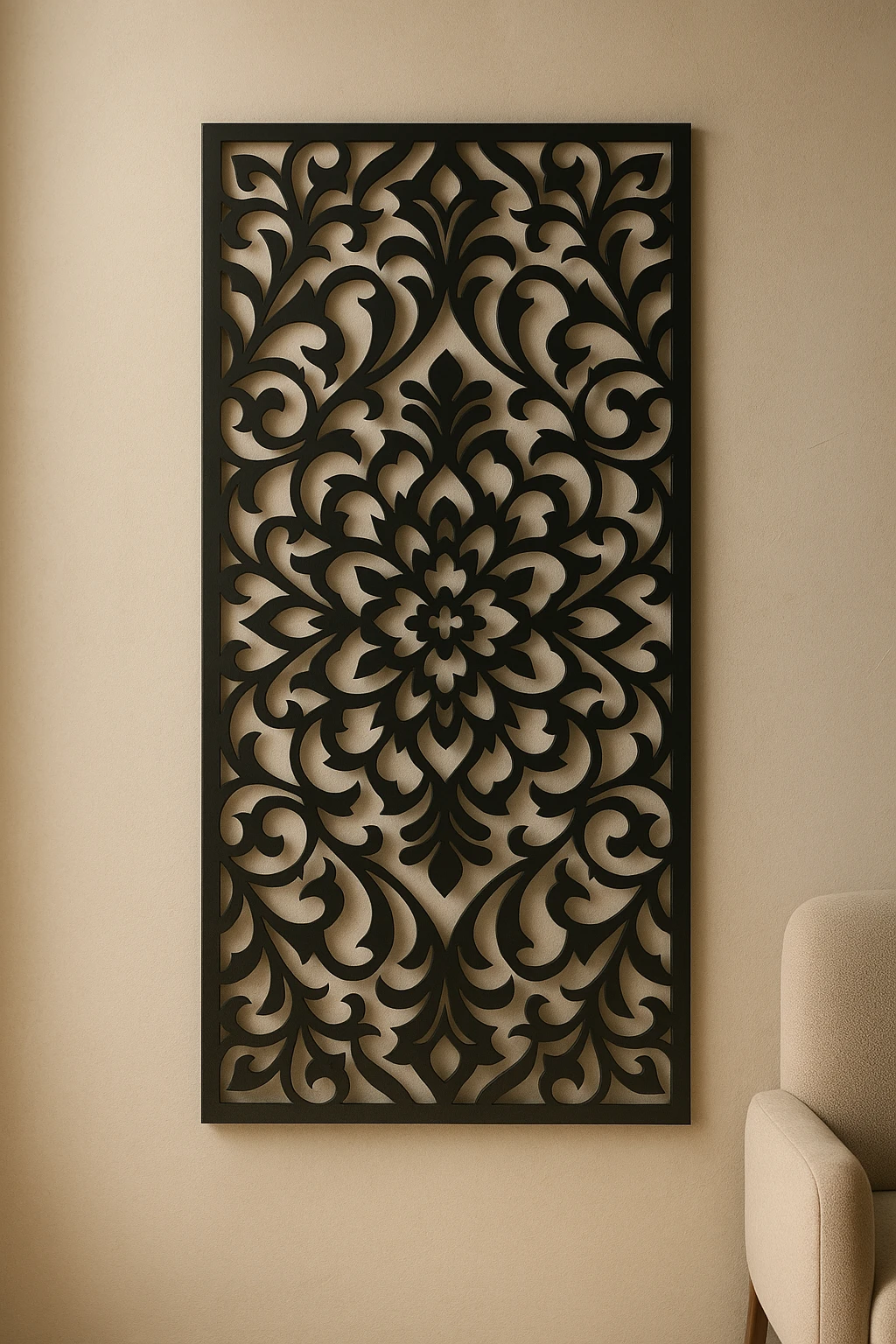 Special Halftone Composition 09 — Fiber Laser DXF for Gallery Backlit Installation