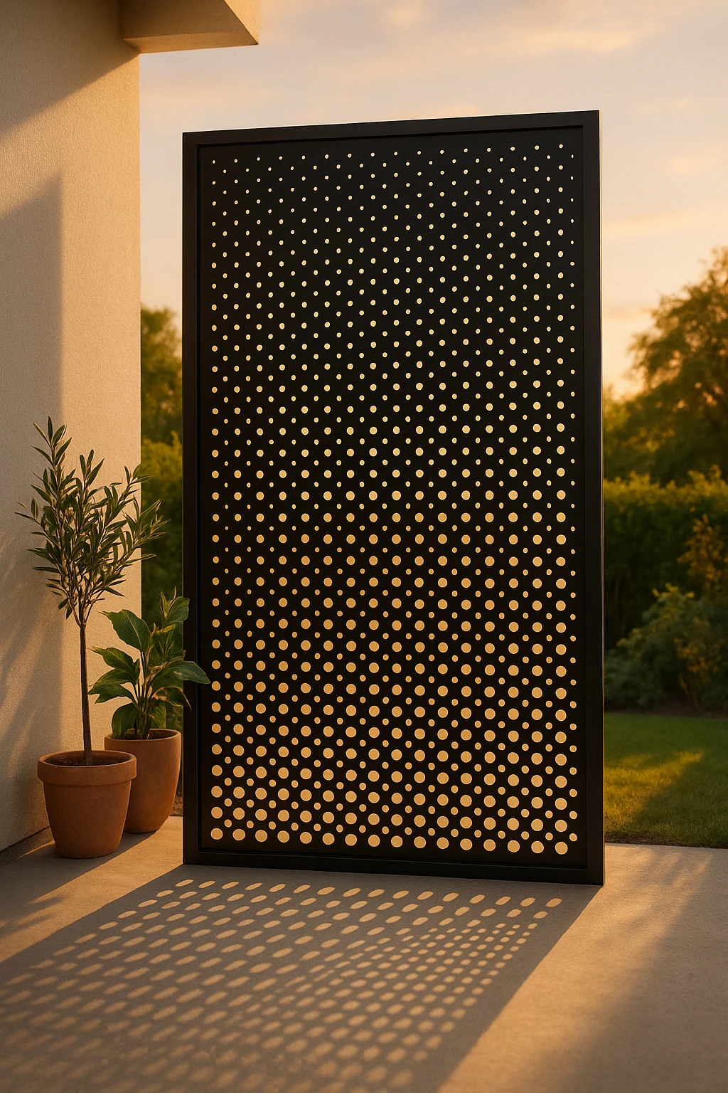 Halftone Statement Piece 10 — Fiber Laser DXF for Bold Wall Statement