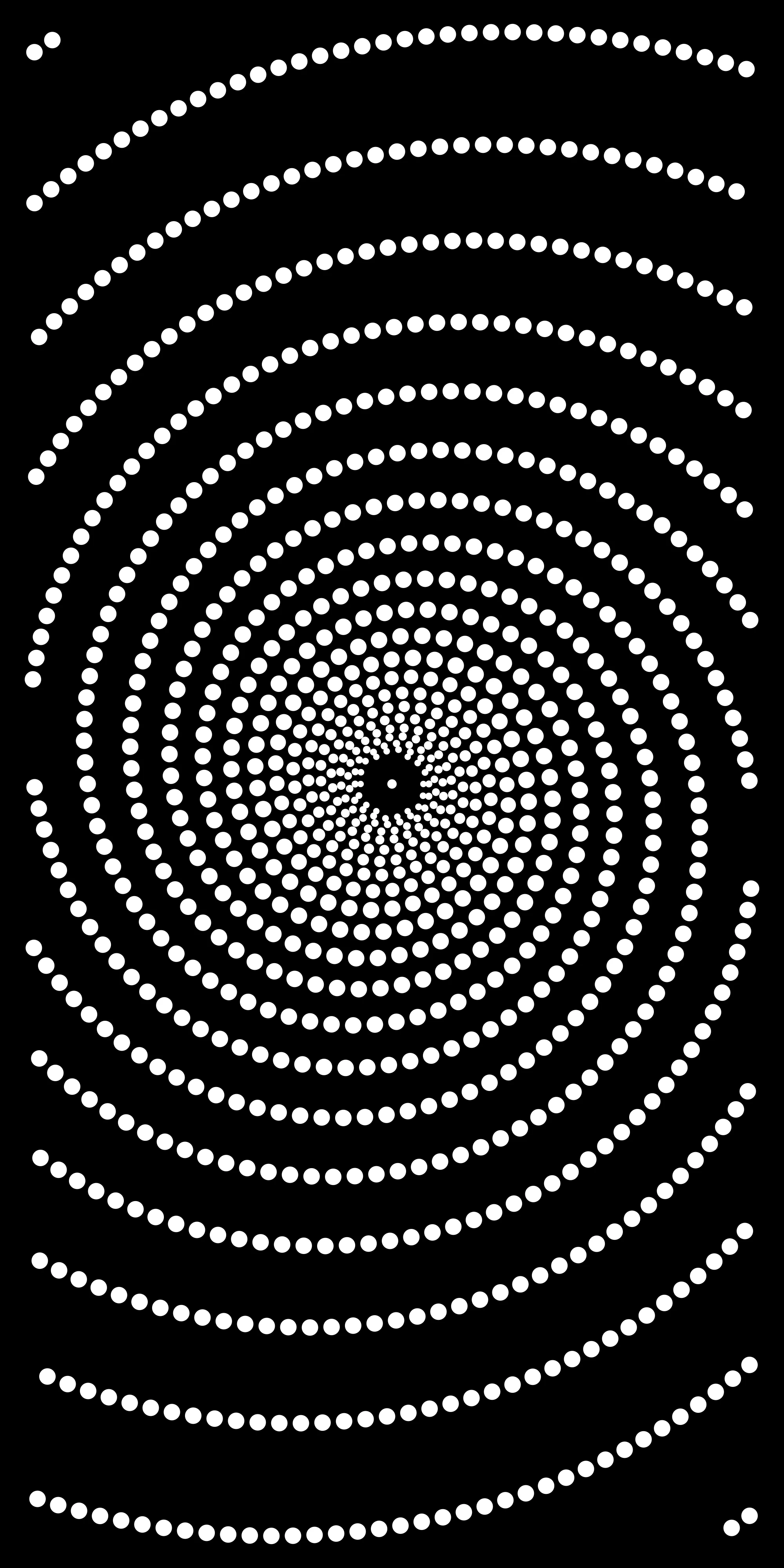 Halftone Gradient Cut 13 — Fiber Laser DXF for Restaurant Feature Wall