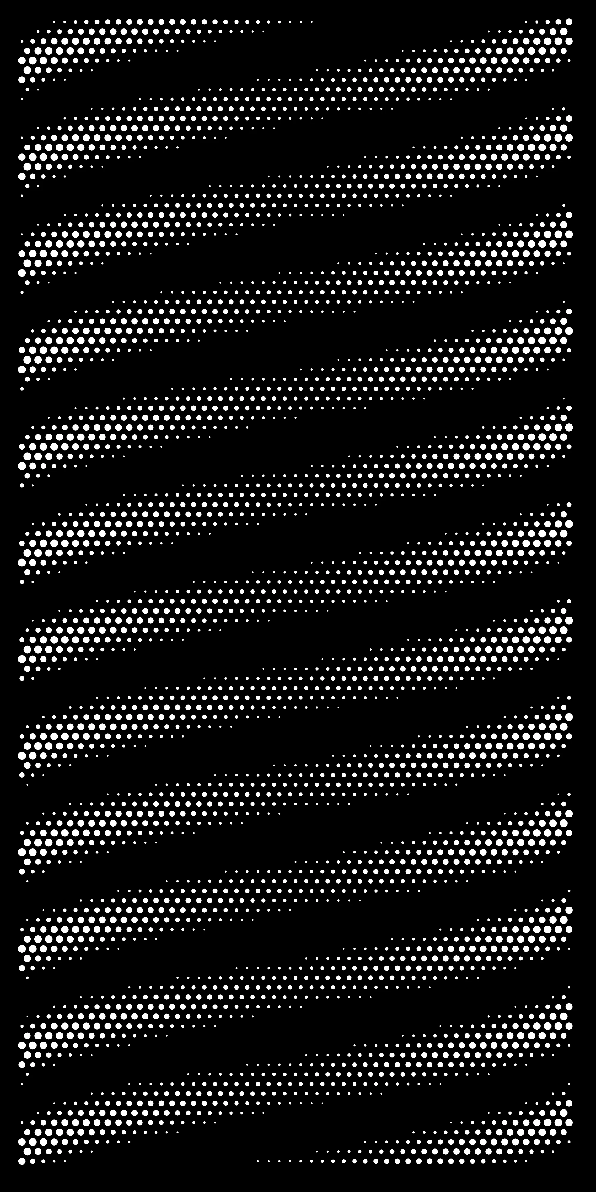 Statement Halftone Piece 17 — Fiber Laser DXF for High-End Privacy Screen