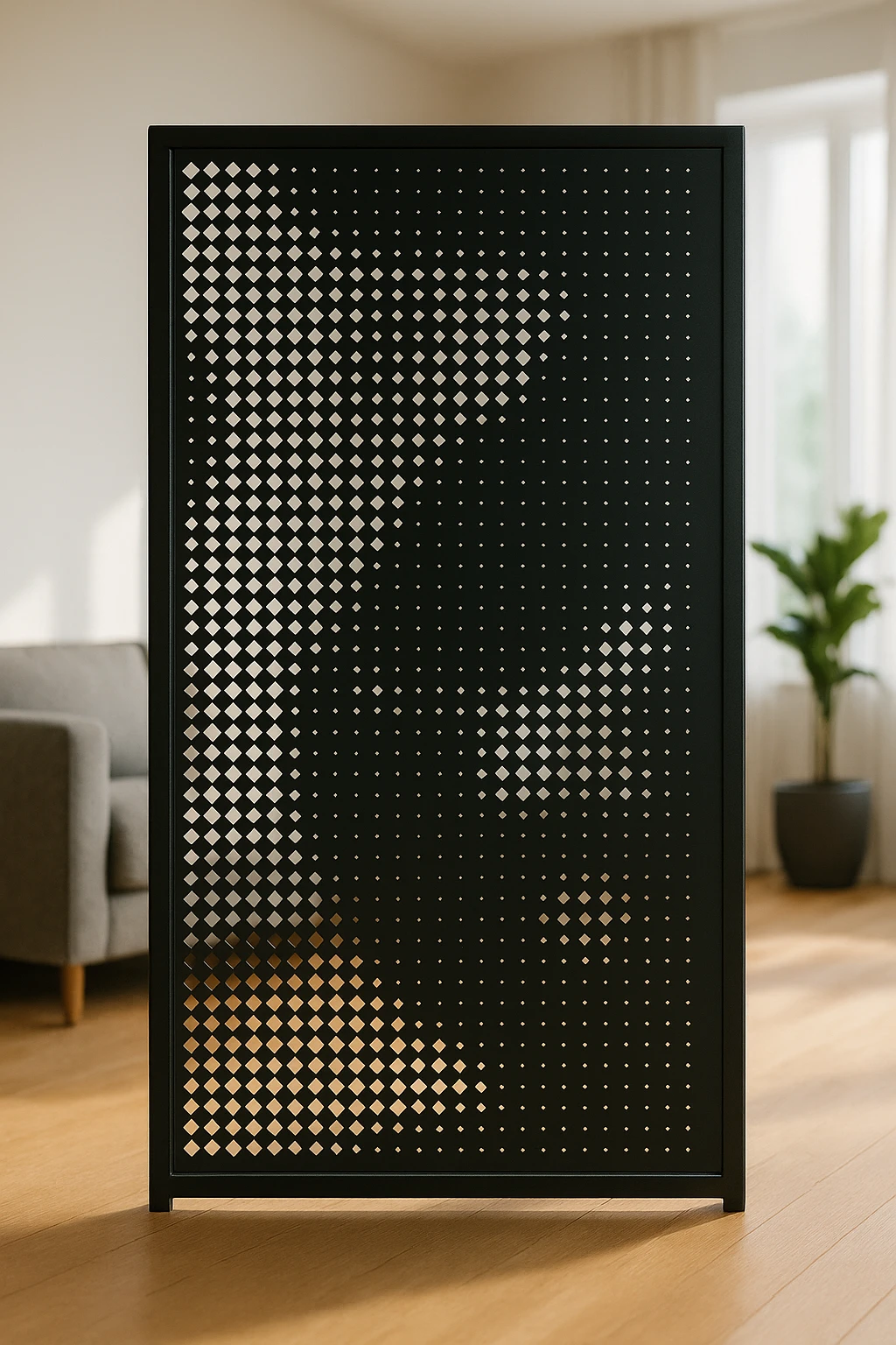 Premium Halftone Cut 19 — Fiber Laser DXF for Bold Wall Statement