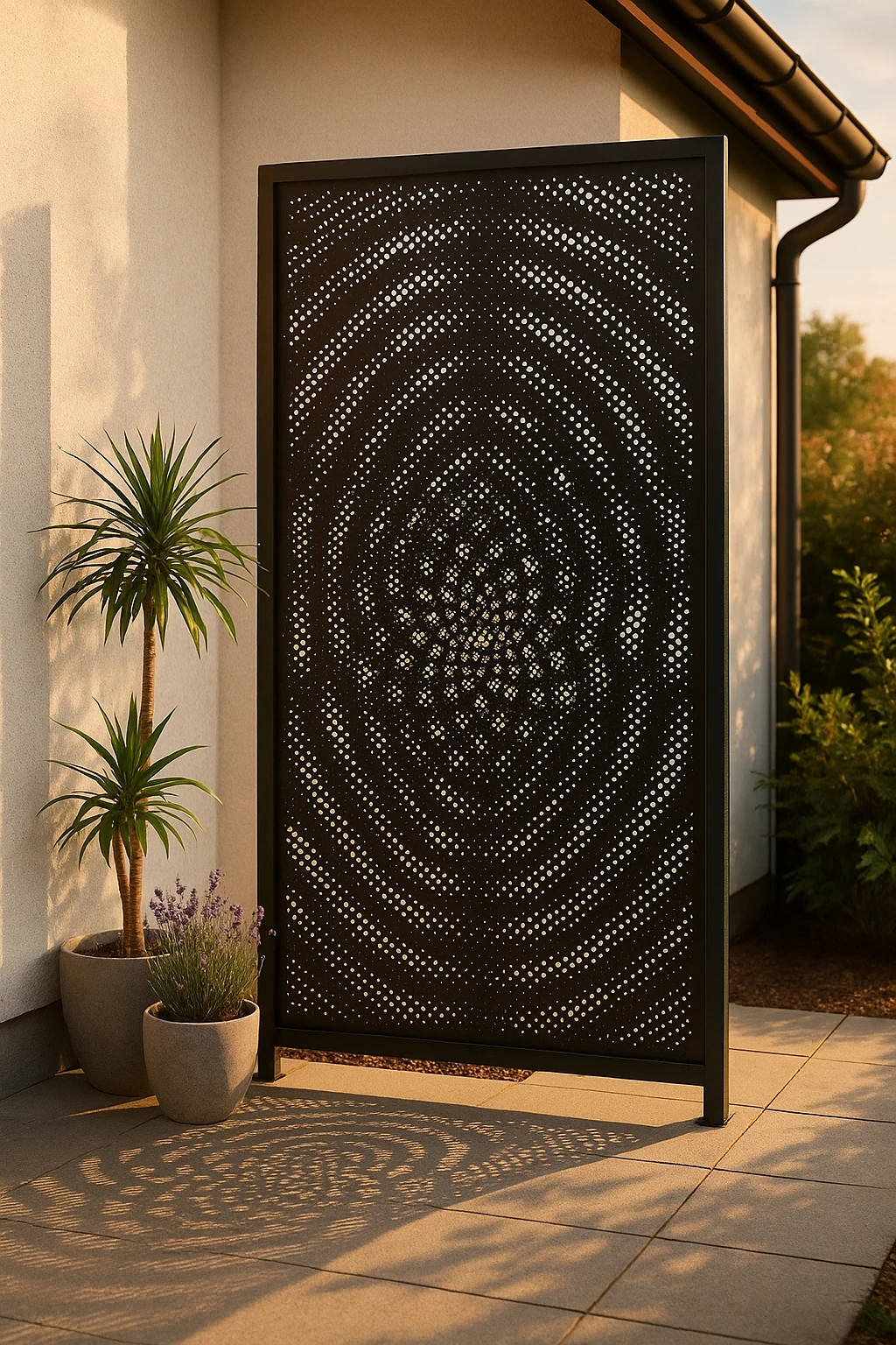 Architectural Screen 22 — Fiber Laser DXF for Decorative Gate Insert