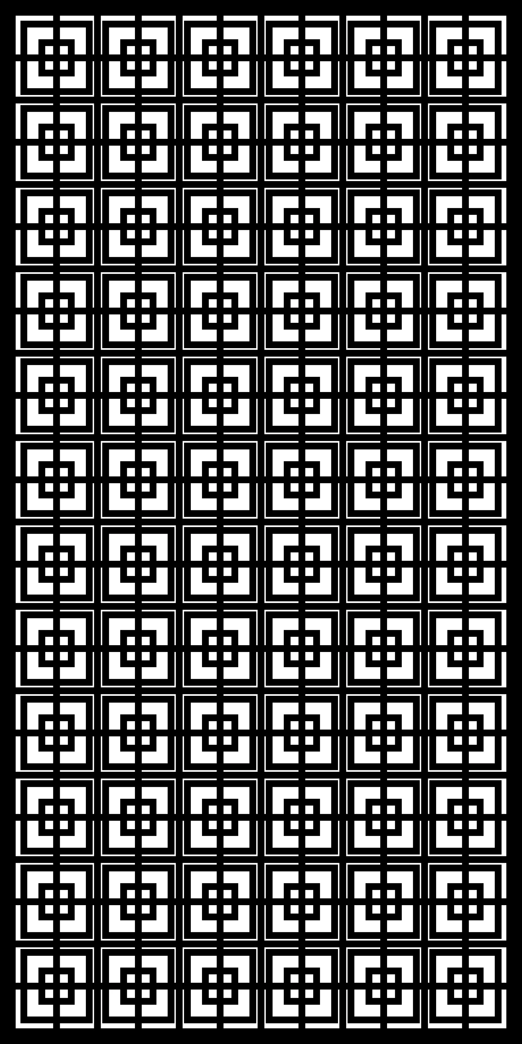 Minimalist Geometric Pattern 02 — Fiber Laser DXF for Storefront Accent