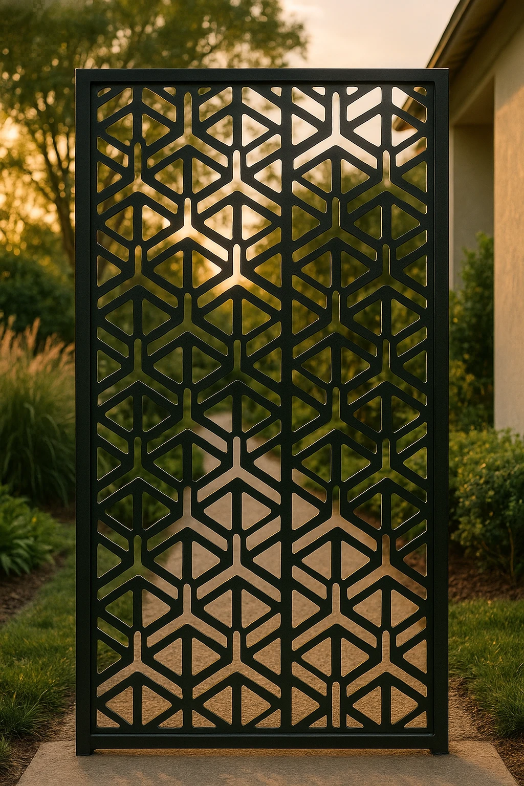 Tessellation Cut 03 — Fiber Laser DXF for Decorative Vent Cover