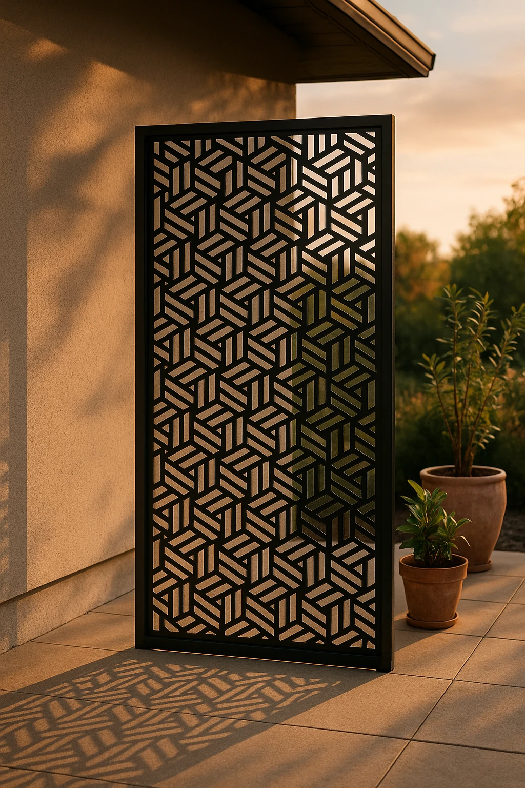 Symmetry Panel 08 — Fiber Laser DXF for Restaurant Partition