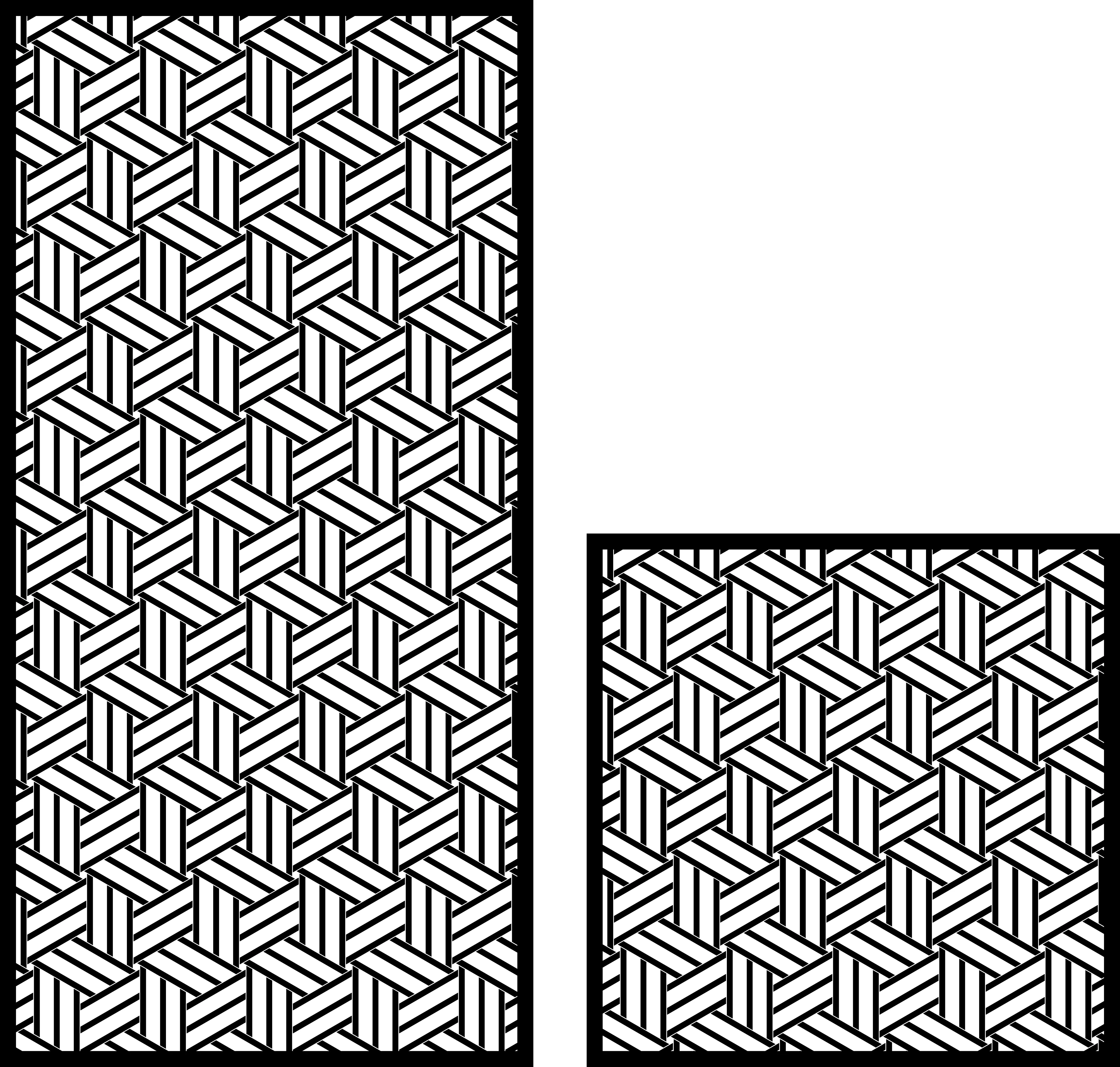 Symmetry Panel 08 — Fiber Laser DXF for Restaurant Partition