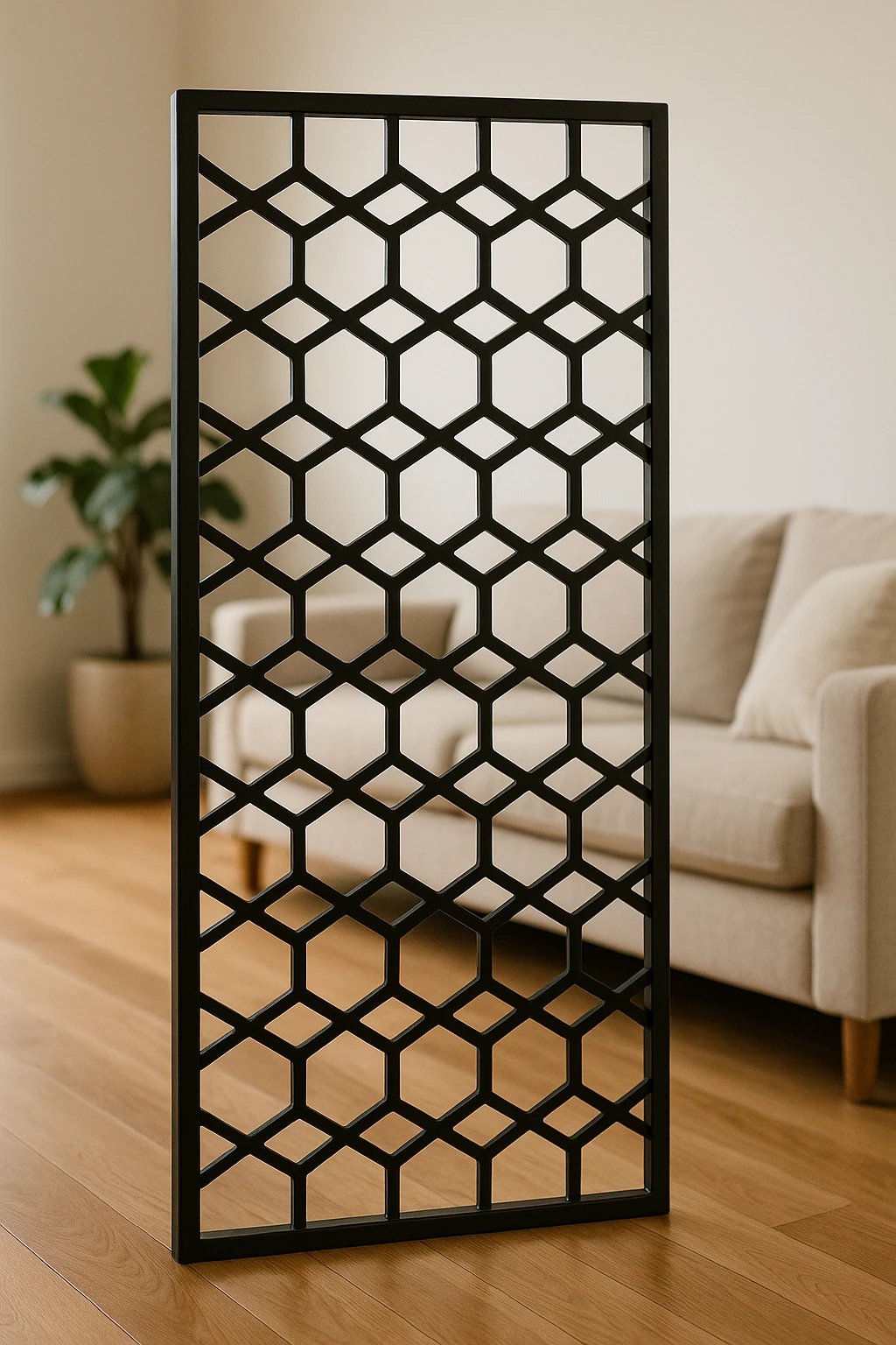 Symmetry Panel 17 — Fiber Laser DXF for Restaurant Partition