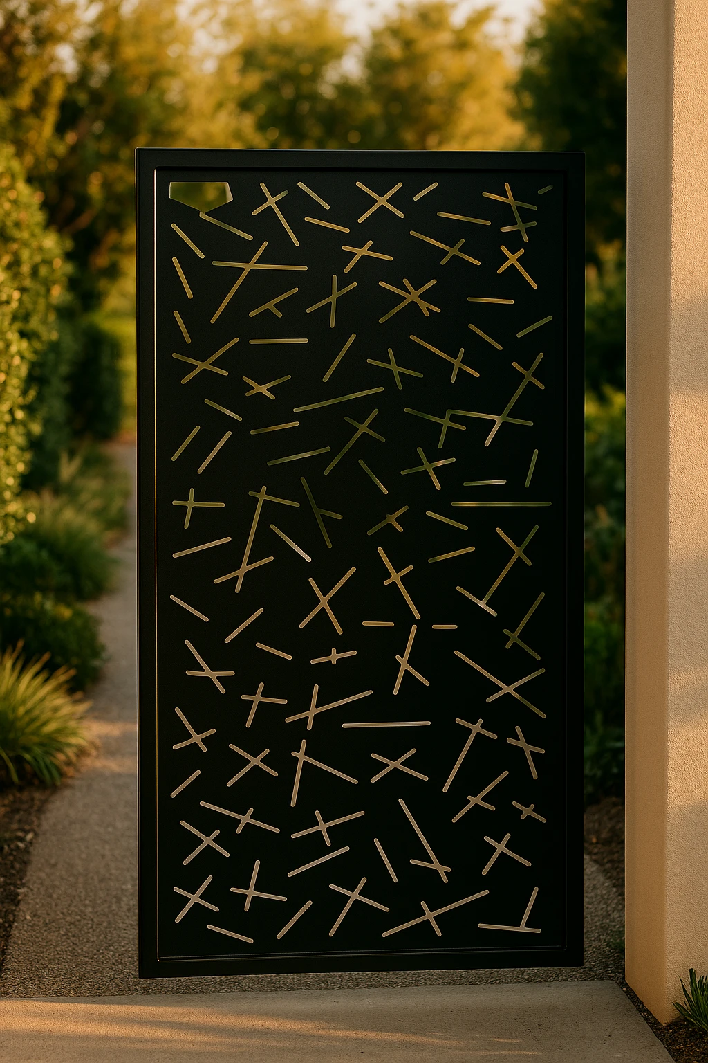 Tessellation Cut 21 — Fiber Laser DXF for Decorative Vent Cover