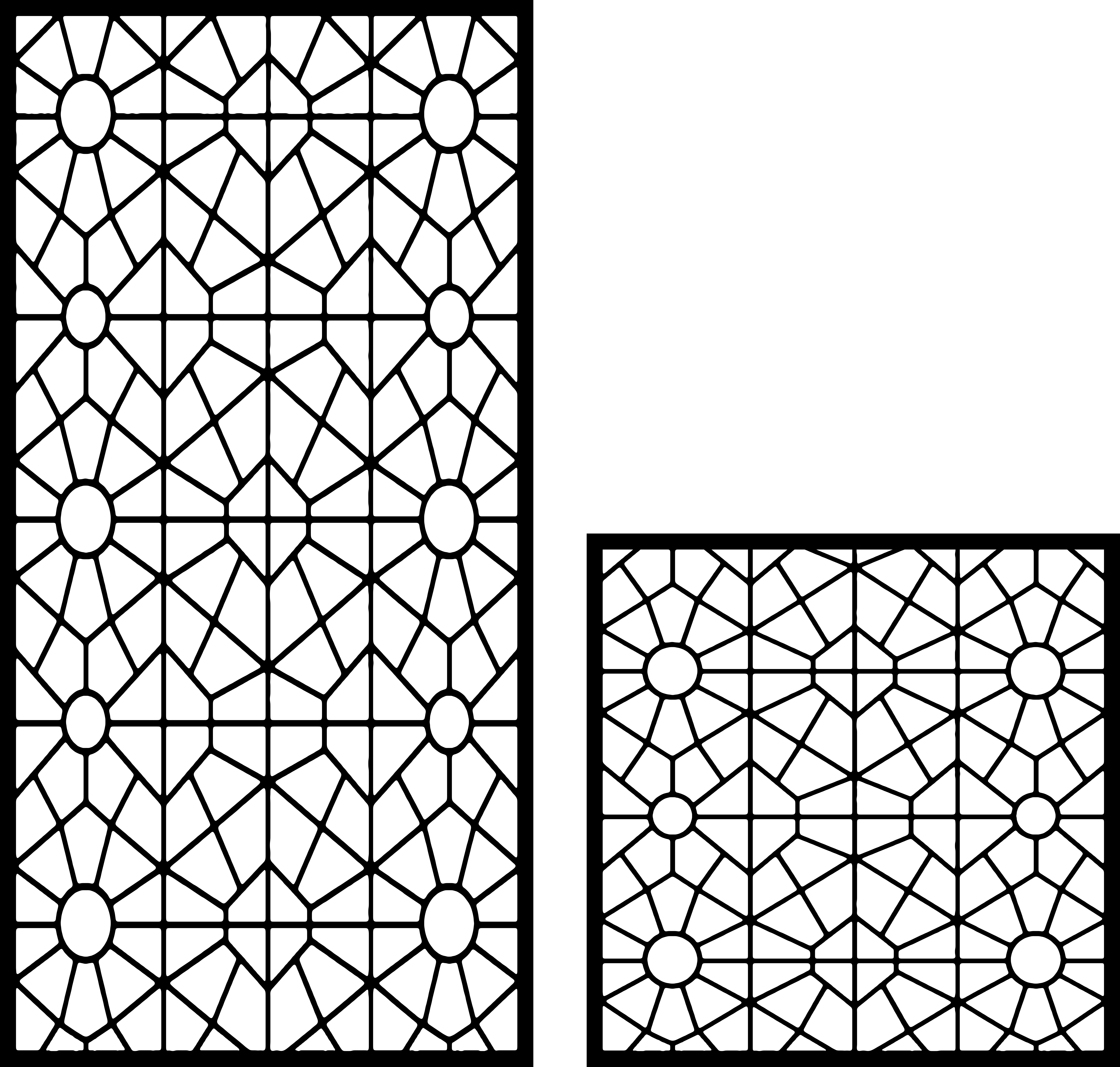 Mathematical Cut 27 — Fiber Laser DXF for Office Feature Wall