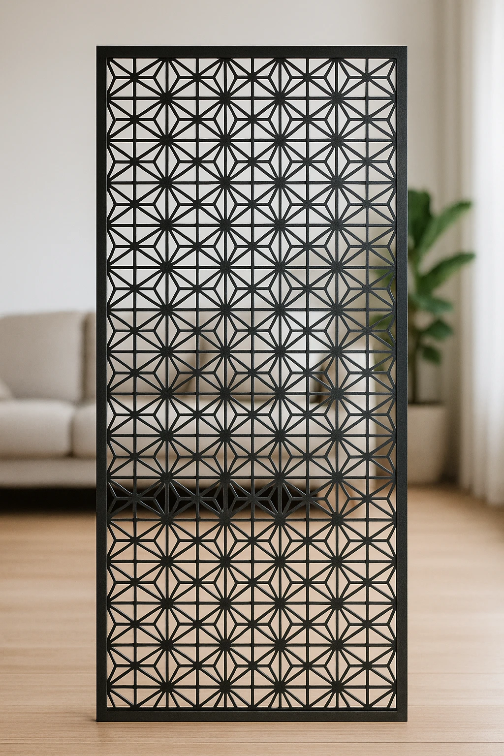 Modular Pattern 35 — Fiber Laser DXF for Restaurant Partition